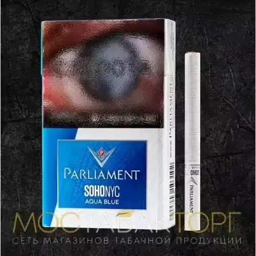 Сигареты Parliament SOHO NYC Aqua Blue