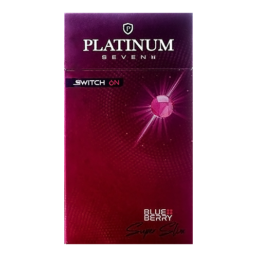 Сигареты Platinum Seven Superslims Blueberry Switch On