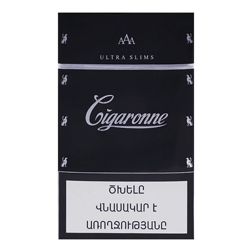 Сигареты Cigaronne Ultraslims Black