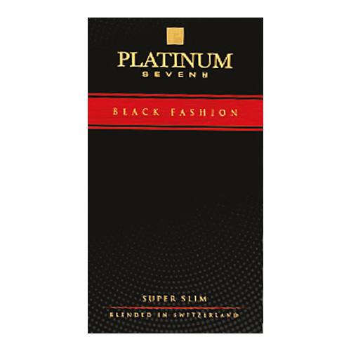 Сигареты Platinum Seven Superslims Black Fashion