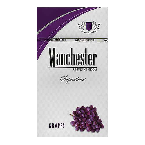 Сигареты Manchester Grapes Superslims